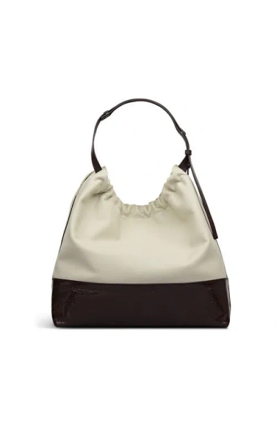 Radley London The Portobello Large Leather Drawstring Shoulder Bag In Neutral