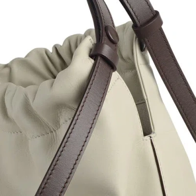 Radley London The Portobello Large Leather Drawstring Shoulder Bag In Neutral