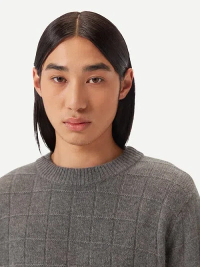 Gobi Mongolian Cashmere Square-patterned Cashmere Sweater