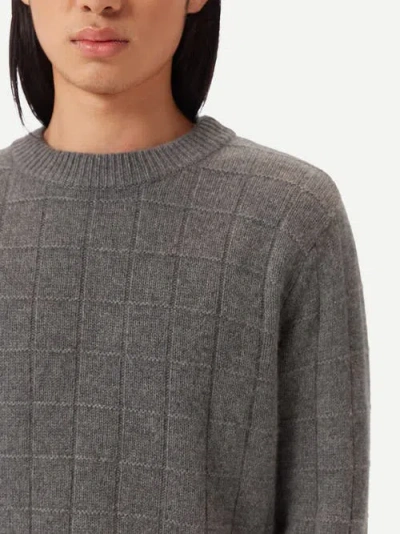 Gobi Mongolian Cashmere Square-patterned Cashmere Sweater