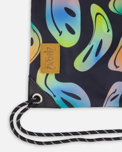 Deux Par Deux Drawstring Bag In Multi