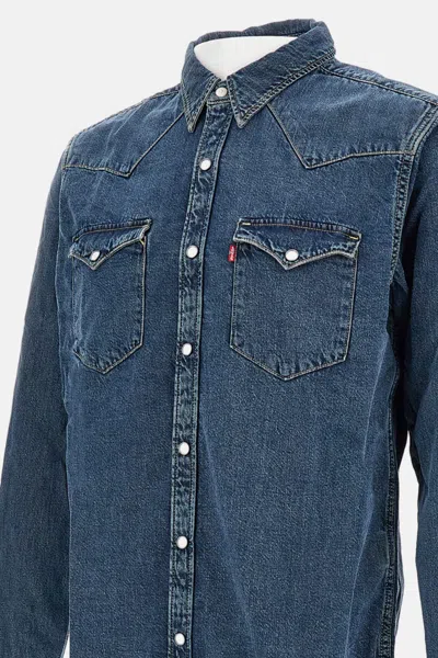 Levi's Barstow Western Denim Shirt In Red Cast Rinse