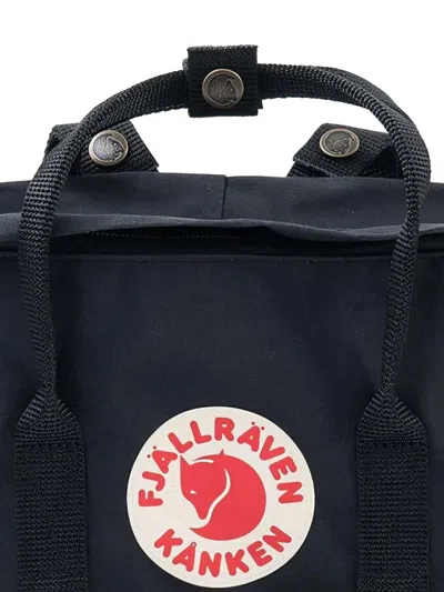 Fjall Raven Kånken Logo Backpack In Black