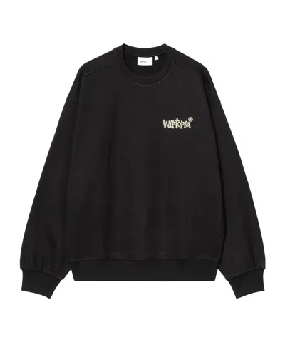 Carhartt Mens Black Wiptopia Relaxed-fit Cotton-blend Sweatshirt In Black