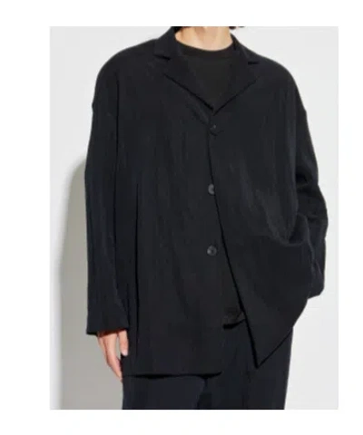 Fear Of God Black Tencel Nylon Unlined Relaxed Blazer In Black