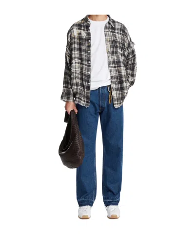 Darkpark Edi Straight-leg Jeans With Keychain In Gold