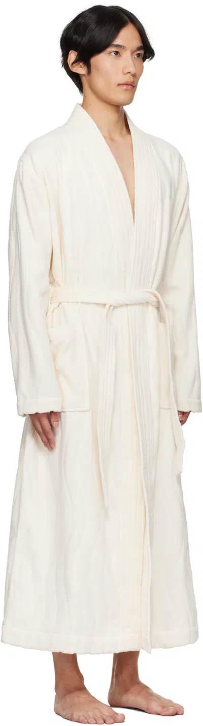 Baina Off-white Sulis Bathrobe In White
