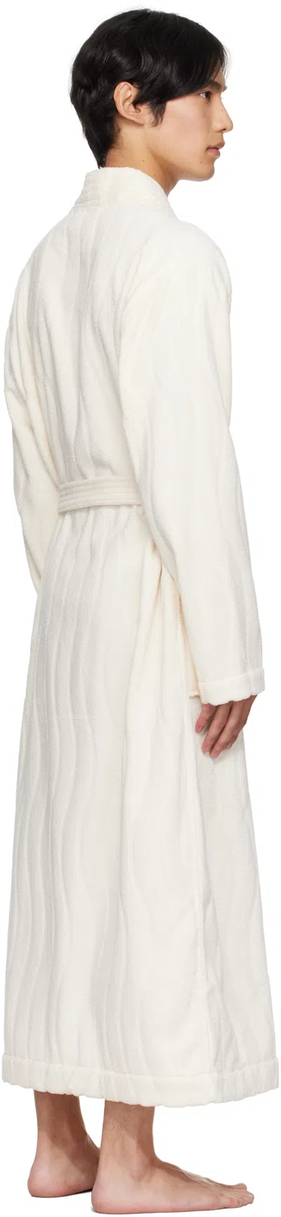 Baina Off-white Sulis Bathrobe In White