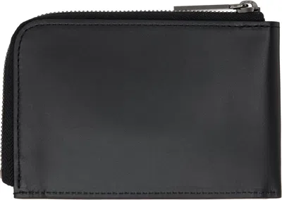 Yohji Yamamoto Black Plain Wallet In Black