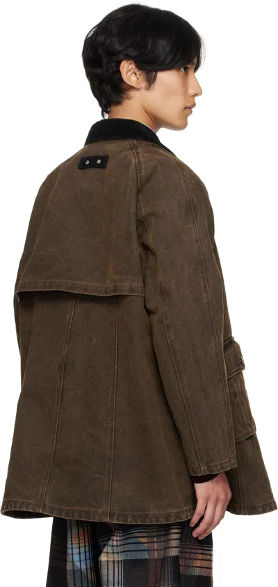 Andersson Bell Kerri Trapez Work Jacket In Brown