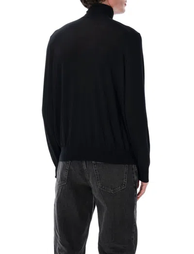 Saint Laurent Turtleneck Sweater In Black