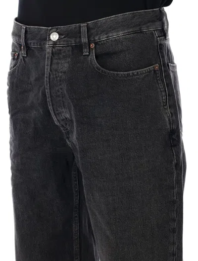 Saint Laurent Mick Long Jeans In Black Westwood Denim In Black
