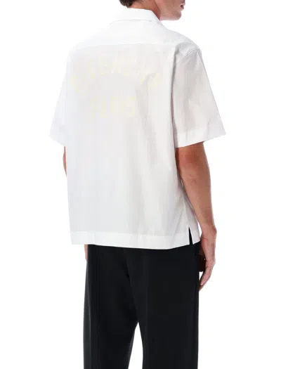 Givenchy White Cotton Hawaiian Collar Shirt In White