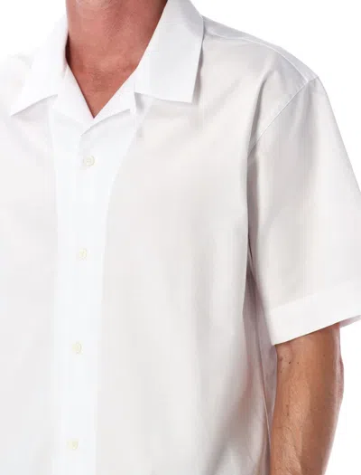 Givenchy White Cotton Hawaiian Collar Shirt In White