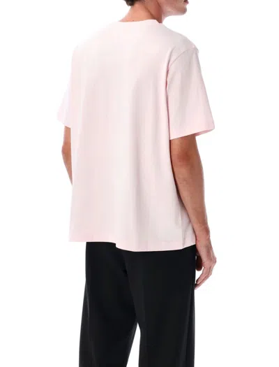Casablanca Pale Pink Casa Way Orange Mascot T-shirt In Gold