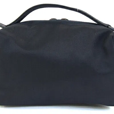 Pre-owned Balenciaga Black Nylon Canvas Handbag Pochette Pouch Shoulder Bag ()