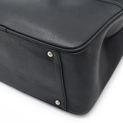 Pre-owned Burberry Black Leather Handbag Tote Bag ()