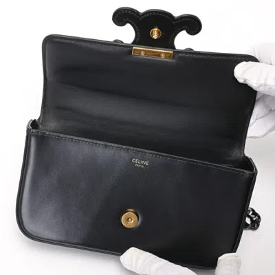 Pre-owned Celine Black Leather Shoulder Bag ()