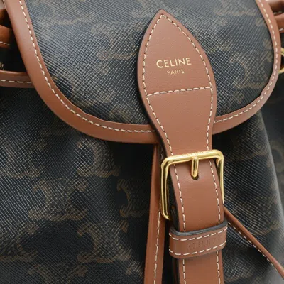 Pre-owned Celine Canvas Backpack ()