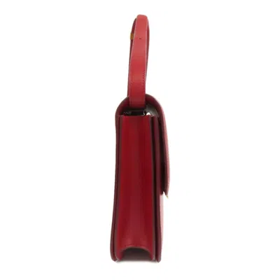 Pre-owned Celine Red Color Leather Shoulder Bag ()