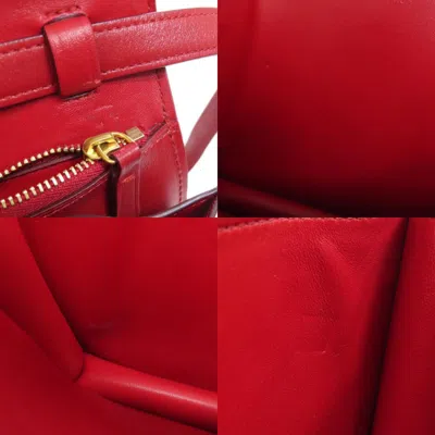 Pre-owned Celine Red Color Leather Shoulder Bag ()
