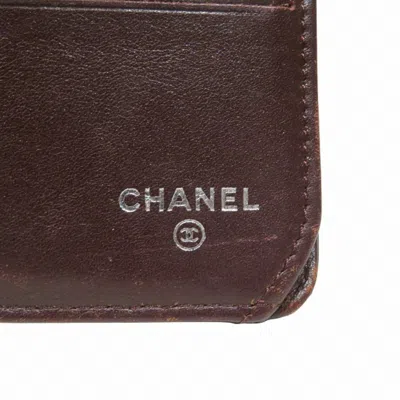 Pre-owned Chanel Black Leather Coin Purse/coin Case ()