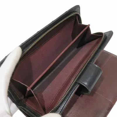 Pre-owned Chanel Black Leather Coin Purse/coin Case ()