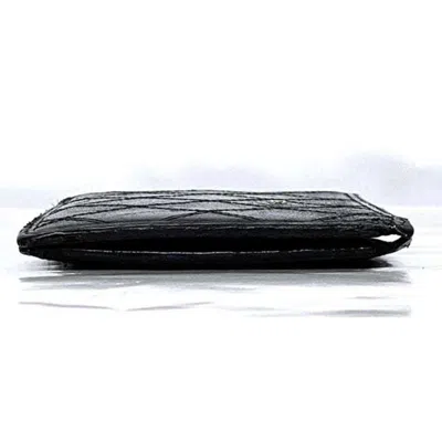 Pre-owned Chanel Black Leather Wallet (bi-fold) ()