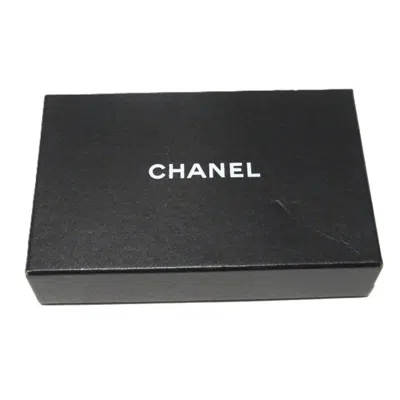Pre-owned Chanel Black Navy Leather Coin Purse/coin Case () In Multi
