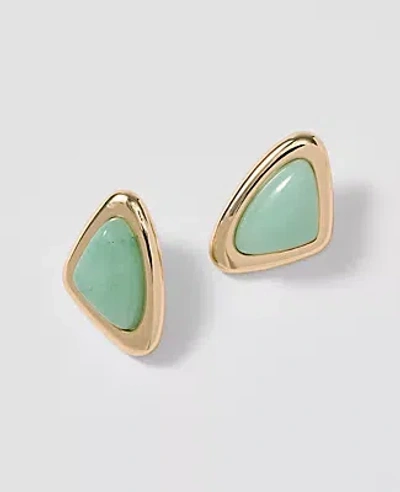 Ann Taylor Triangle Stone Stud Earrings