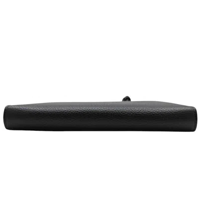 Pre-owned Chloé Black Leather Long Wallet (bi-fold) ()