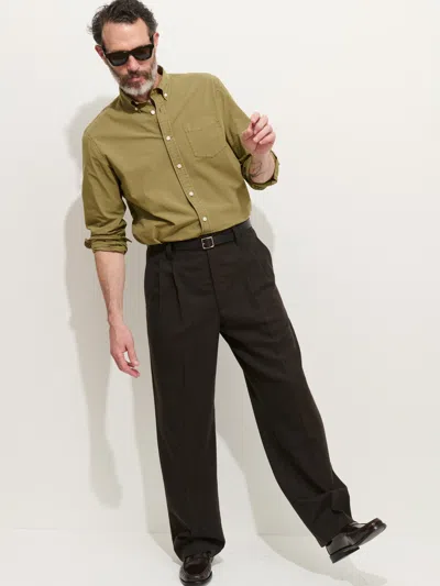 Alex Mill Mill Shirt In Cotton Poplin In Green