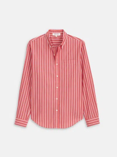 Alex Mill Mill Striped Shirt In Cotton Poplin In Multi
