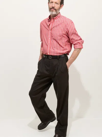 Alex Mill Mill Striped Shirt In Cotton Poplin In Multi