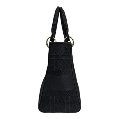 Pre-owned Dior Christian  Black Canvas Shoulder Bag ()