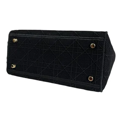 Pre-owned Dior Christian  Black Canvas Shoulder Bag ()