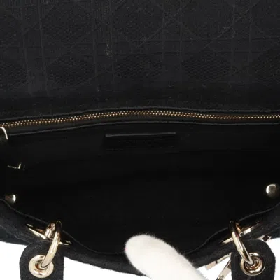Pre-owned Dior Christian  Black Canvas Shoulder Bag ()