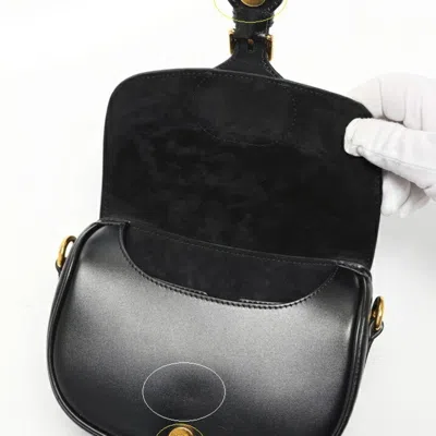 Pre-owned Dior Christian  Black Leather Shoulder Bag ()