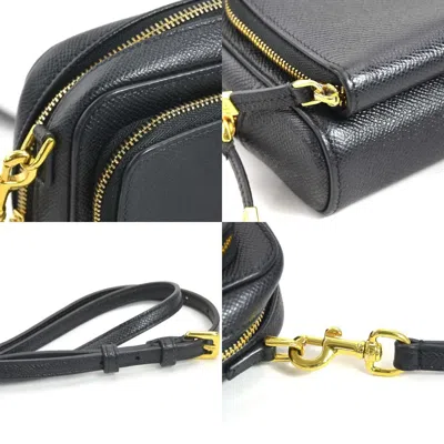Pre-owned Dior Christian  Black Leather Shoulder Bag ()