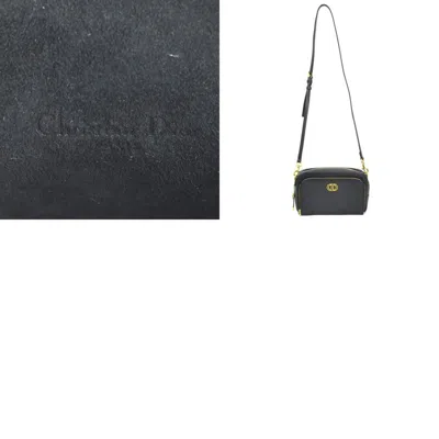 Pre-owned Dior Christian  Black Leather Shoulder Bag ()