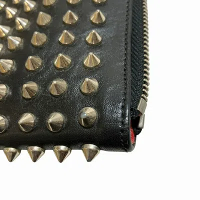 Pre-owned Christian Louboutin Black Leather Clutch Bag ()