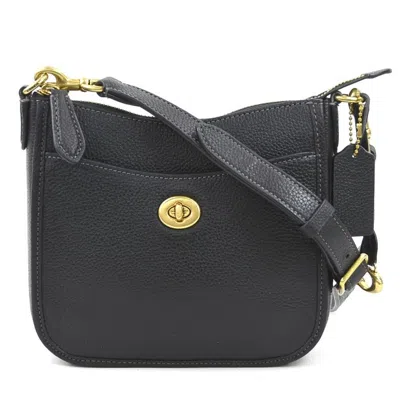 Pre-owned Coach Black Leather Shoulder Bag ()