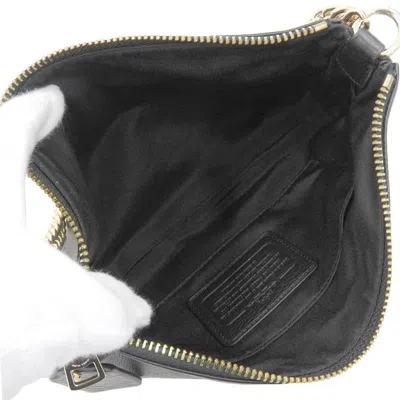 Pre-owned Coach Black Leather Shoulder Bag ()