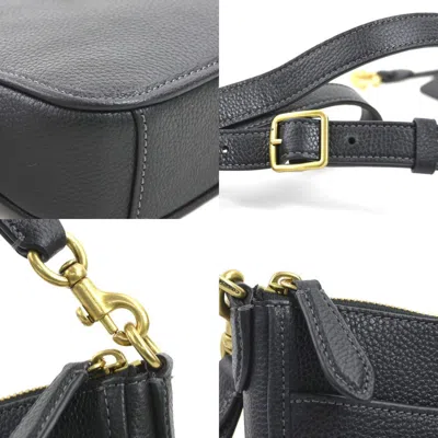 Pre-owned Coach Black Leather Shoulder Bag ()