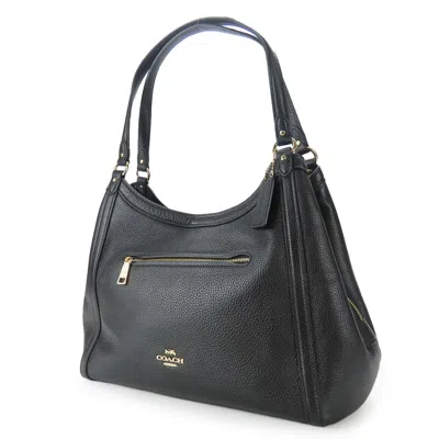 Pre-owned Coach Black Leather Tote Bag ()