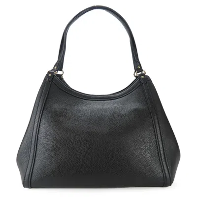 Pre-owned Coach Black Leather Tote Bag ()