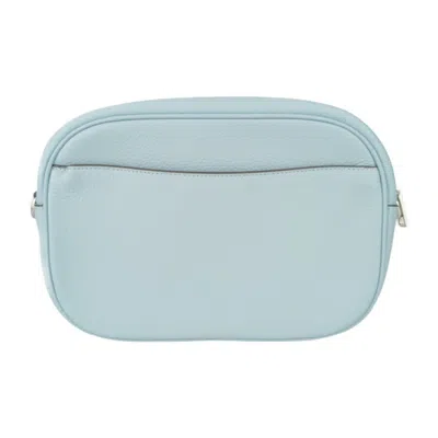 Pre-owned Coach Light Blue Leather Handbag Shoulder Bag Tote Bag ()