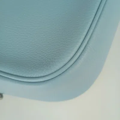 Pre-owned Coach Light Blue Leather Handbag Shoulder Bag Tote Bag ()