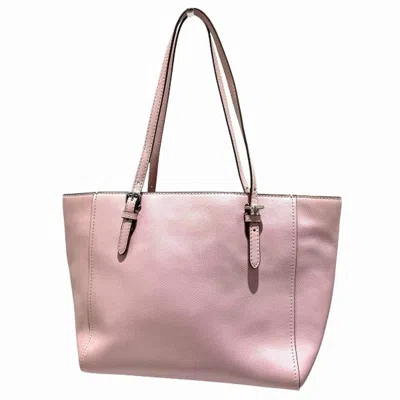 Pre-owned Coach Pink Leather Shoulder Bag Tote Bag ()
