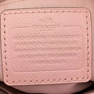 Pre-owned Coach Pink Leather Shoulder Bag Tote Bag ()